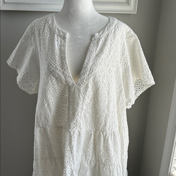 Anthropologie Maeve Harper Eyelet Tunic Dress - Picture 4 of 14